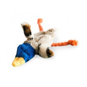 Kattleksak Kitty Play Skinny Blue Duck