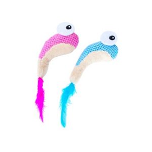 Kattleksak Petstages Dental Shrimpies 2 pack