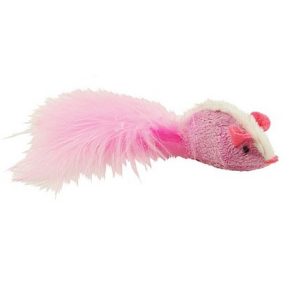 Kattleksak Pink Mice with Catnip 90307