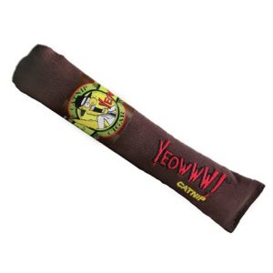 Kattleksak Yeowww Brun Cigar cat toy