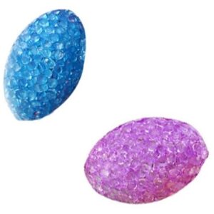 Äggformade glitterbollar m pingla 2-pack