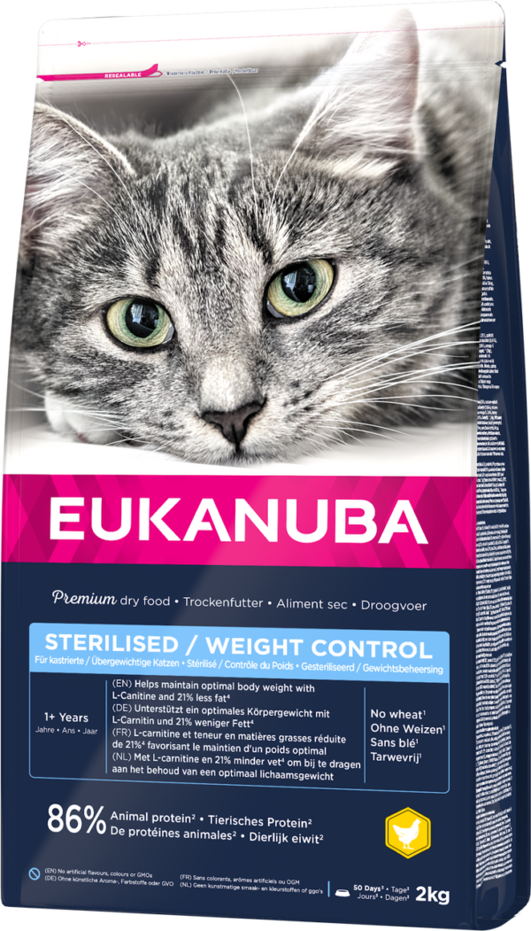 Cat Sterilised/Weight Control - 2 kg