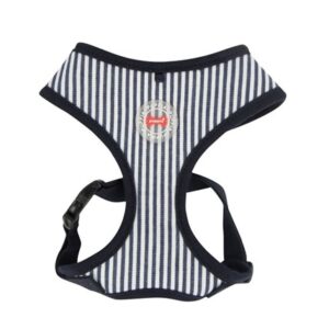 KATTSELE PUPPIA SOFT HARNESS STRIPED NAVY S