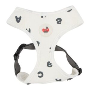 KATTSELE PUPPIA SOFT HARNESS VIT M NAVYTRYCK S