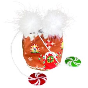 KONG Julleksak Hideaway Gingerbread Multicoloured 11cm