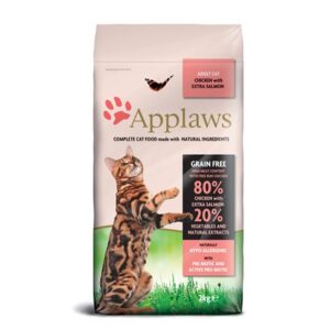 Kattfoder Applaws katt Adult Chicken with extra Salmon 2KG