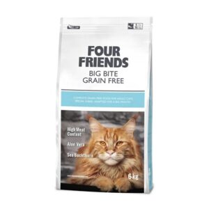 Kattfoder FourFriends Big Bite Grain Free 6kg