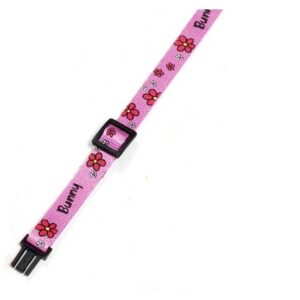 Katthalsband Nylon collars flowers Rosa