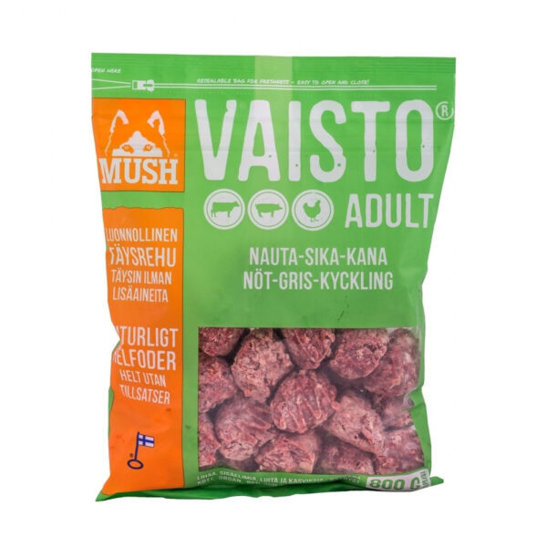 Mush Vaisto Nöt-Gris-Kyckling (800 g)