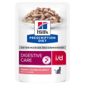 Prescription Diet i/d Digestive Care Kattfoder med Lax - 12 st x 85 g