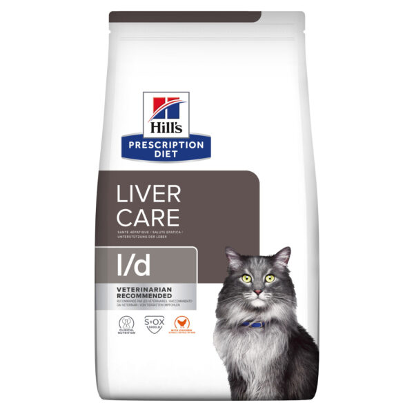 Prescription Diet l/d Liver Care Torrfoder till Katt med Kyckling - 1,5 kg