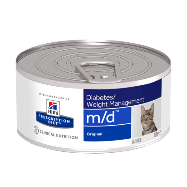 Prescription Diet m/d GlucoSupport våtfoder för katt - 24 x 156 g