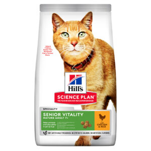 Senior Vitality Adult 7+ kattfoder med kyckling & ris - 1,5 kg