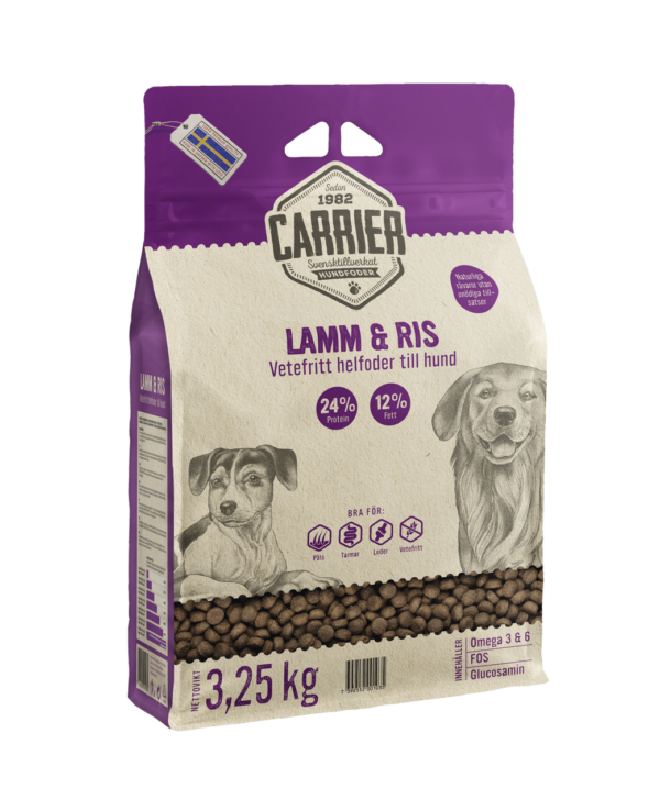 Lamm & Ris Hundfoder - 3,25 kg