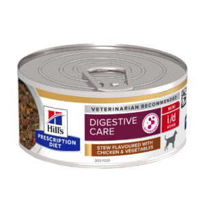 Prescription Det i/d Digestive Care Stress Mini Stew Hundfoder med Kyckling & Grönsaker - 24 st x 156 g