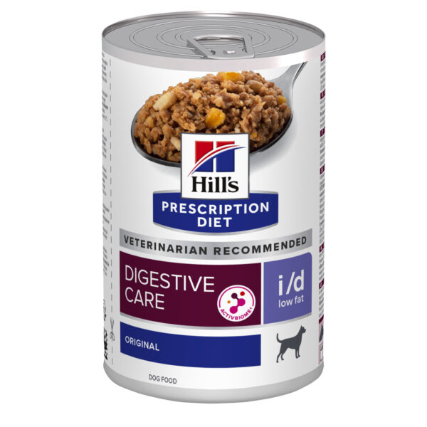 Prescription Diet i/d Digestive Care Low Fat Våtfoder Hund - 12 st x 360 g