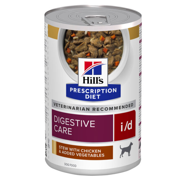 Prescription Diet i/d Digestive Care Stew med Kyckling & Grönsaker - 12 st x 354 g