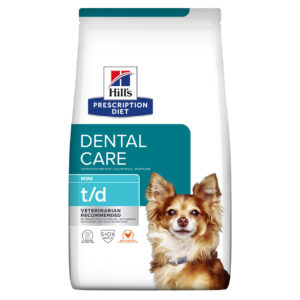 Prescription Diet t/d Dental Care Mini Hundfoder med Kyckling för Små Raser - 3 kg