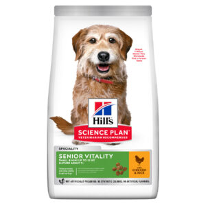 Senior Vitality Small & Mini Mature Adult 7+ hundfoder med kyckling & ris - 1,5 kg