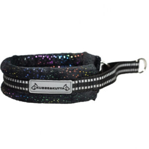 Kusse&Kutta Hundhalsband Svart Glitter (3)