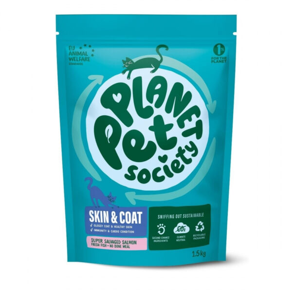 Planet Pet Society Cat Skin & Coat Super Salvaged Salmon (1,5 kg)