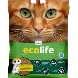 EcoLife Ekologisk kattsand - 5,5 kg