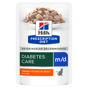 Prescription Diet Feline m/d Diabetes Care Portionspåsar - 12 st x 85 g