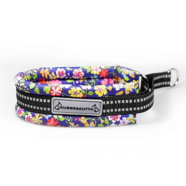 Kusse&Kutta Hundhalsband Lycra Blommor (3)