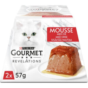 Våtfoder Revelations Mousse med Oxkött - 2 st á 57 g