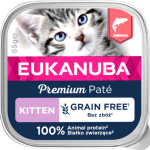 Grain Free Kitten Salmon Paté Mono Kattfoder - 12 x 85 g