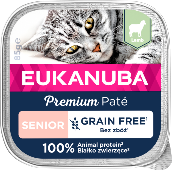 Grain Free Senior Lamb Paté Mono Kattfoder - 12 x 85 g