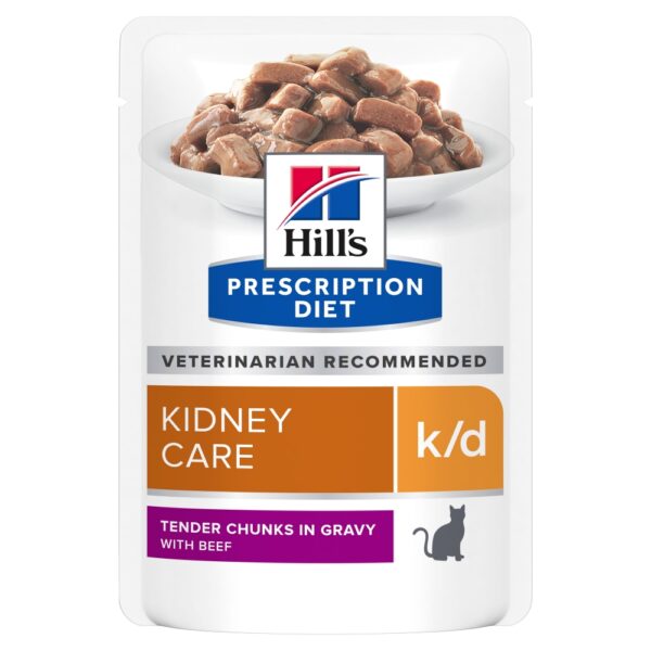 Hill's Prescription Diet Feline k/d Kidney Care Beef 12x85 g