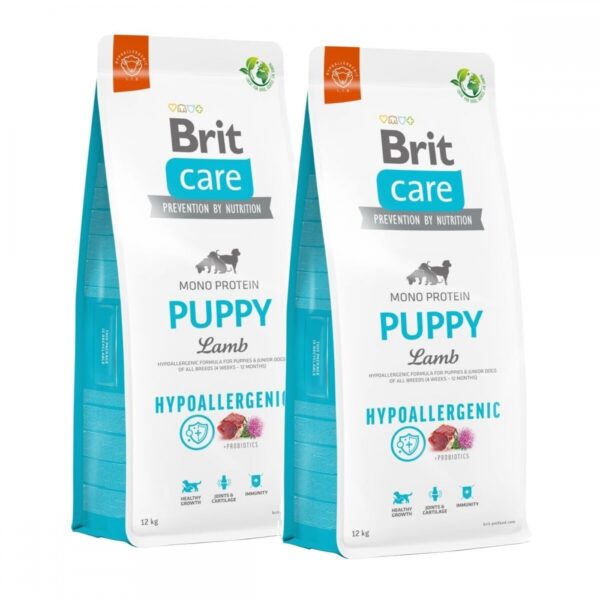 Brit Care Puppy Hypoallergenic Lamb 2x12 kg