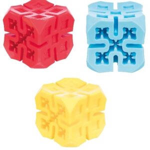 Hundleksak Snacks cube 6cm, Blå