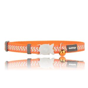 Katthalsband Ziggy reflex orange