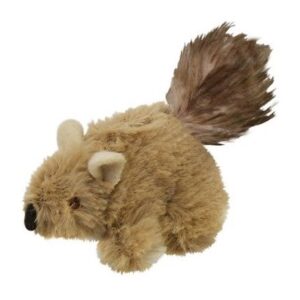 Kattleksak Play-N-Squeak backyard squeaking squirrel