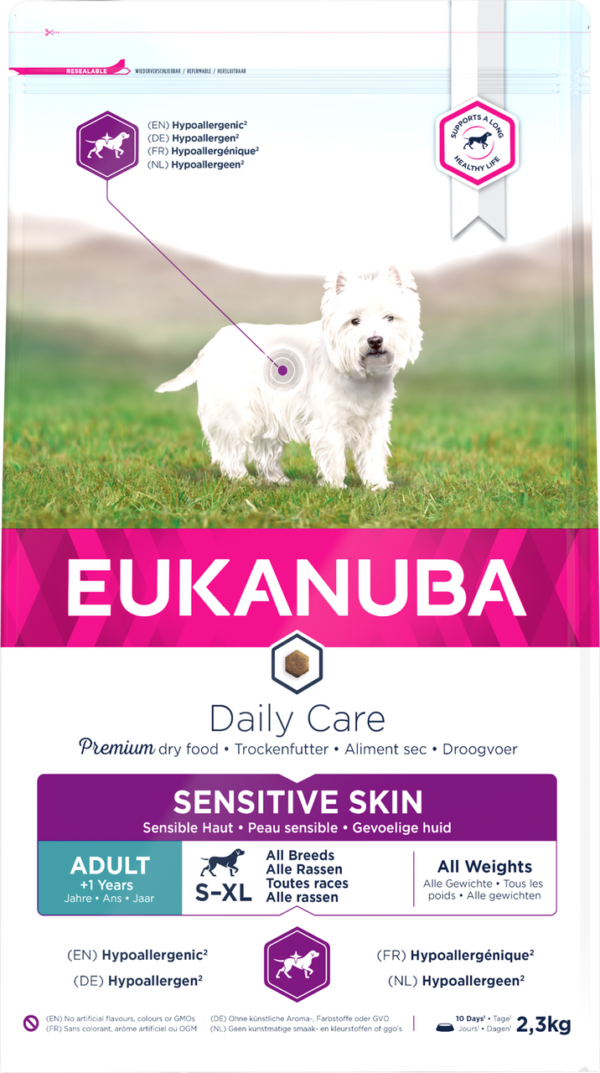 Dog Daily Care Sensitive Skin - 2,3 kg