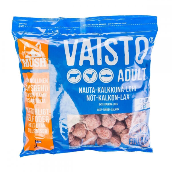 Mush Vaisto Nöt-Kalkon-Lax (3 kg)