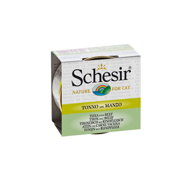 Schesir Cat Adult Tuna & Beef Gravy 70 g