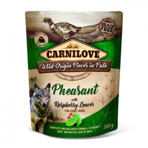 Carnilove Dog Adult Pheasant with Raspberry Leaves Paté 300 g