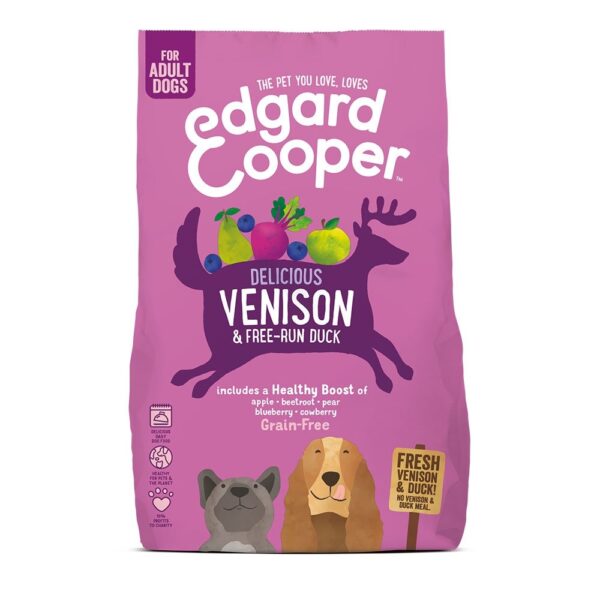 Edgard & Cooper Dog Grain Free Hjort & Anka (2,5 kg)