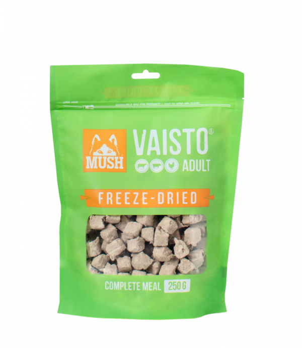 MUSH Vaisto® Freeze-Dried Grön Frystorkat Hundfoder - 250 g