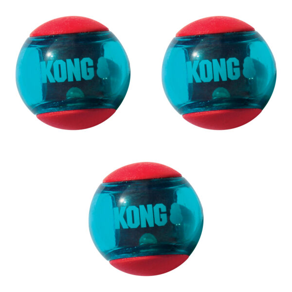KONG Squeezz Action Ball Small 3-pack