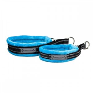 Kusse & Kutta Fluffigt Hundhalsband i Bred Modell Turkos (6)