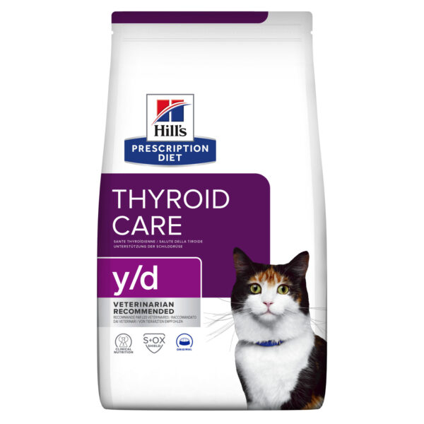 Prescription Diet y/d Thyroid Care Torrfoder för Katt - 3 kg