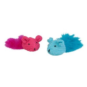 Kattleksak Mice Of Wool, Blå