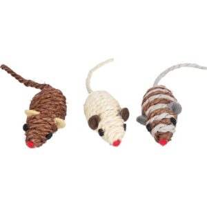 Kattleksak Set Sisal Mice