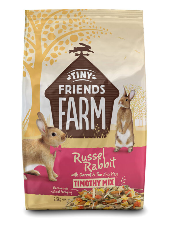 Russel Rabbit Timotej Smakrik Mix för Kanin - 2,5 kg