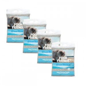 FourFriends Ocean Breeze Kattsand 4x14 kg