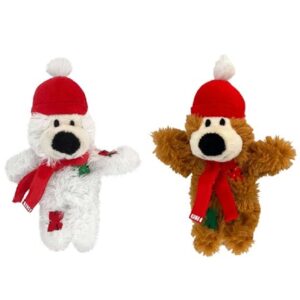 Kattleksak Holiday Softies Bear, Vit